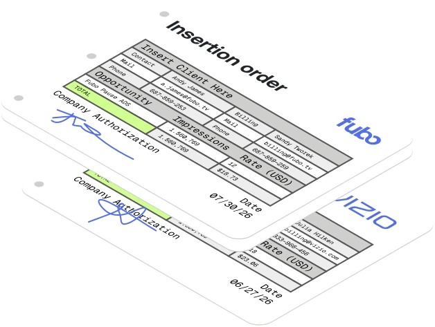 Insertion orders